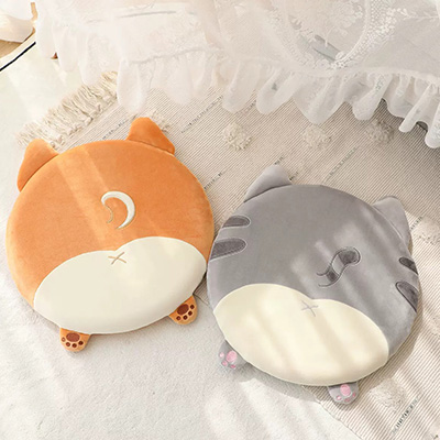 Plush cushions