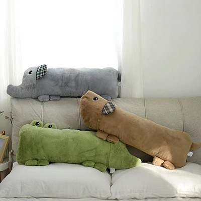 Plush cushions